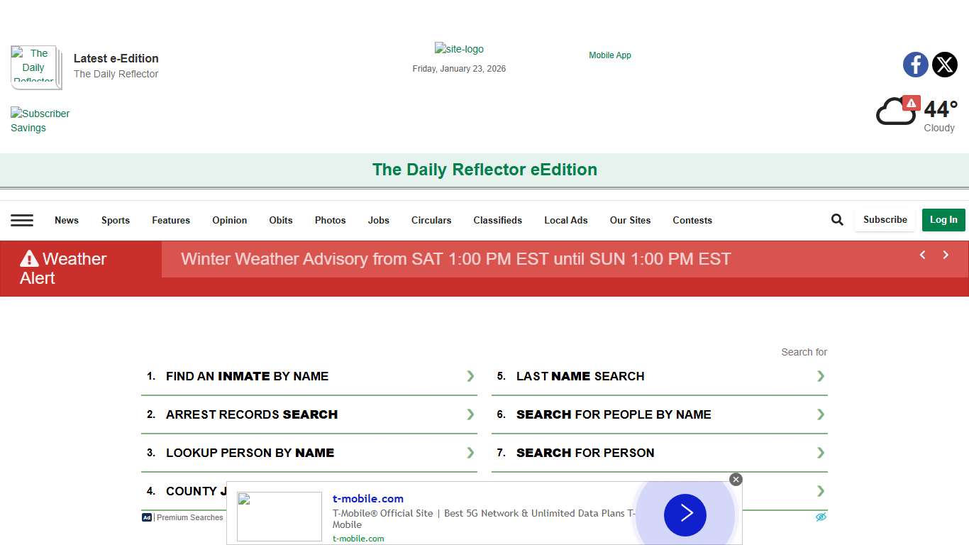 Jail Bookings reflector.com